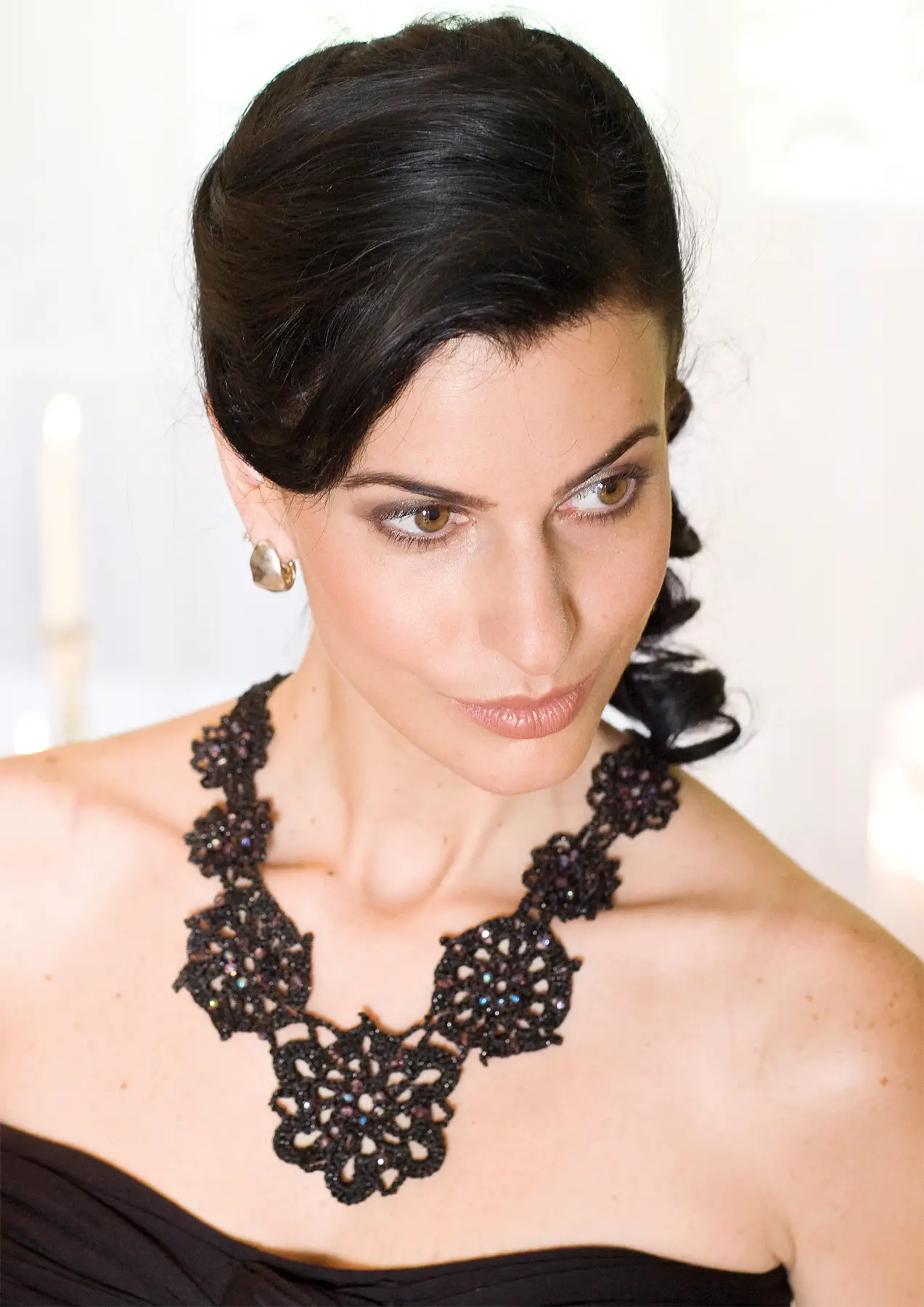 Collar Asterismo en Crochet PATRÓN GRATIS