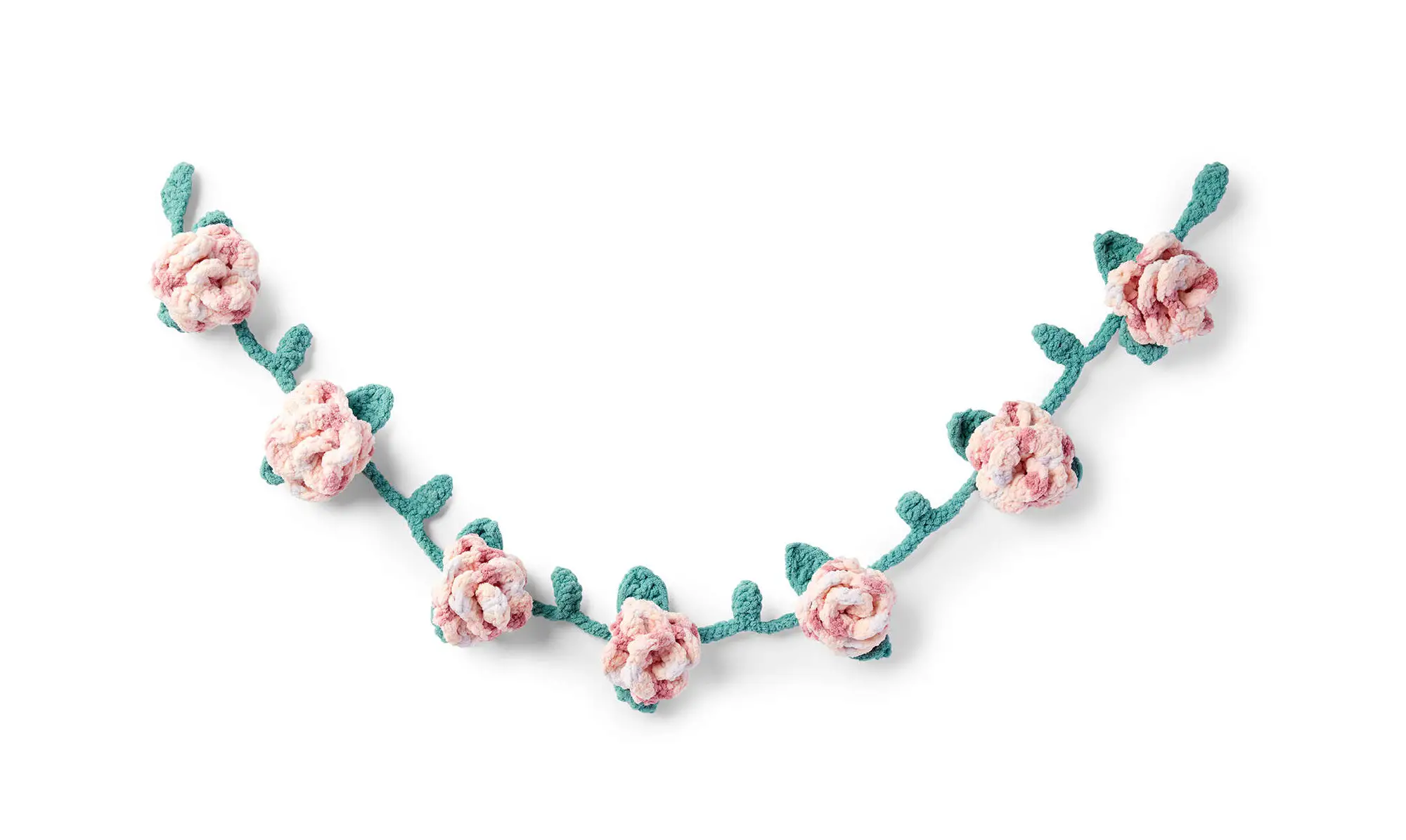 Collar Enredadera de Rosas a Crochet PATRÓN GRATIS