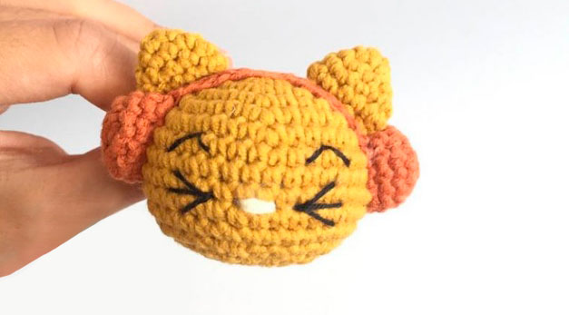 😻 Gatito con Auriculares Amigurumi PATRÓN GRATIS