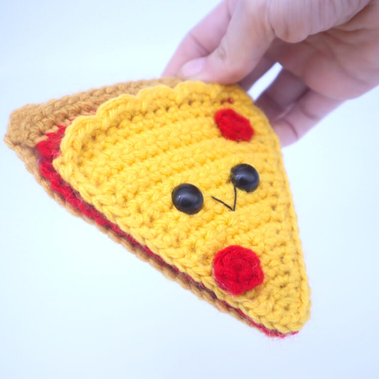 🍕Rebanada de Pizza Juguete Amigurumi PATRÓN GRATIS