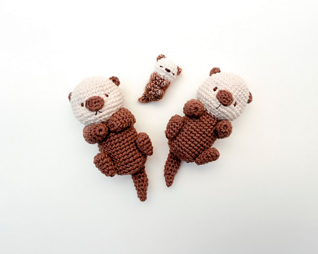 Adorables Nutrias Juguetes Amigurumi PATRÓN PDF