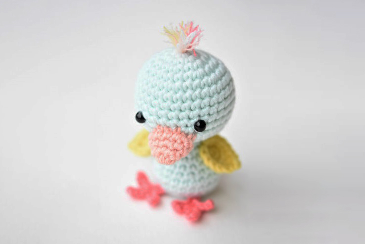 Amigable Patito Multicolor Amigurumi PATRÓN PDF