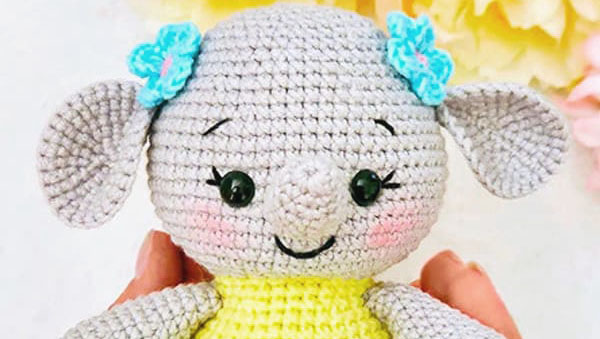 Elefante con Vestido Amigurumi PATRON PDF
