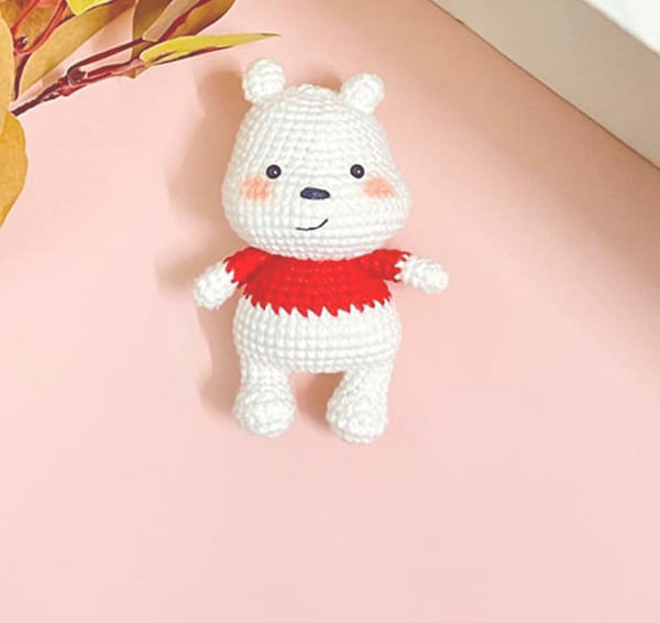 Osito Amigurumi para Llavero PATRON PDF
