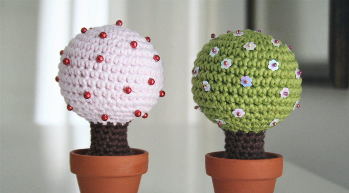 Bonsái Decorativo Amigurumi PATRÓN GRATIS