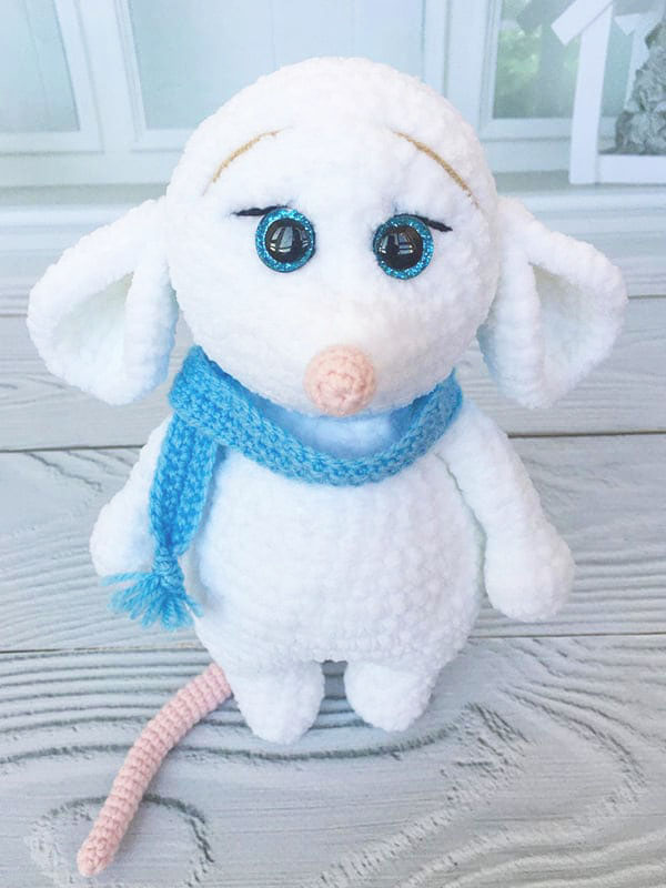 Ratón Luigi de Felpa Amigurumi PATRON PDF