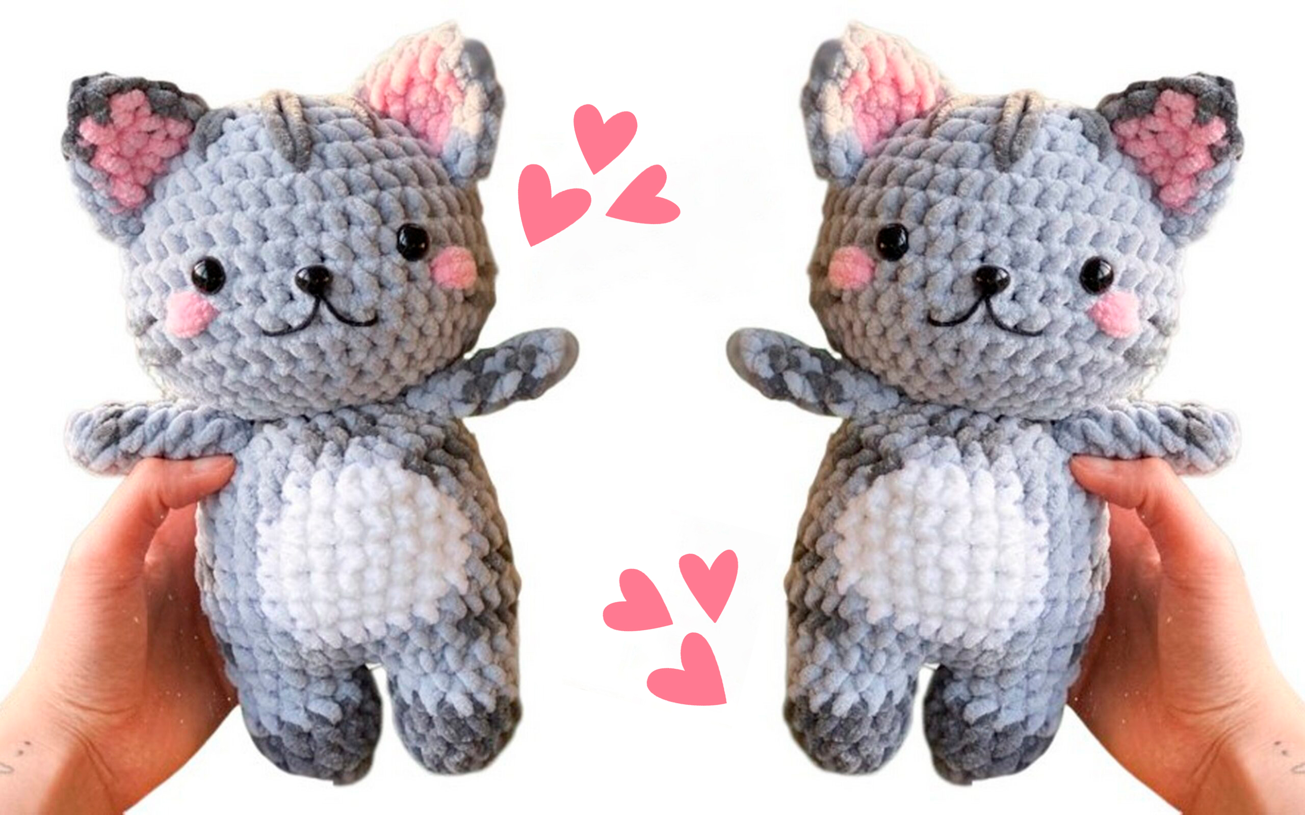 Gatita Sam Juguete Amigurumi