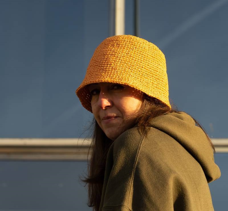 Gorro Bucket de Rafia a Crochet PATRÓN GRATIS