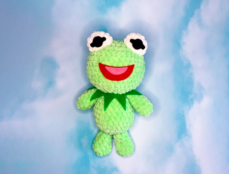 Kermit la Rana Juguete Amigurumi