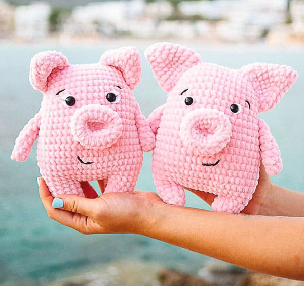 Cerdito Hugo de Felpa Amigurumi PATRON PDF