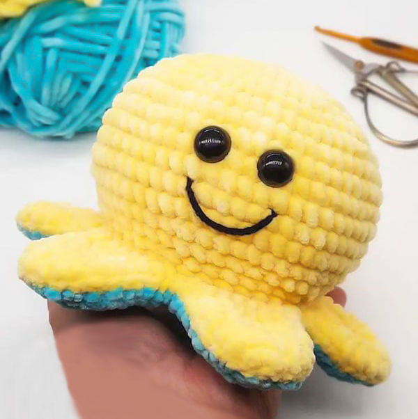 Pulpo Reversible Peluche Amigurumi PDF
