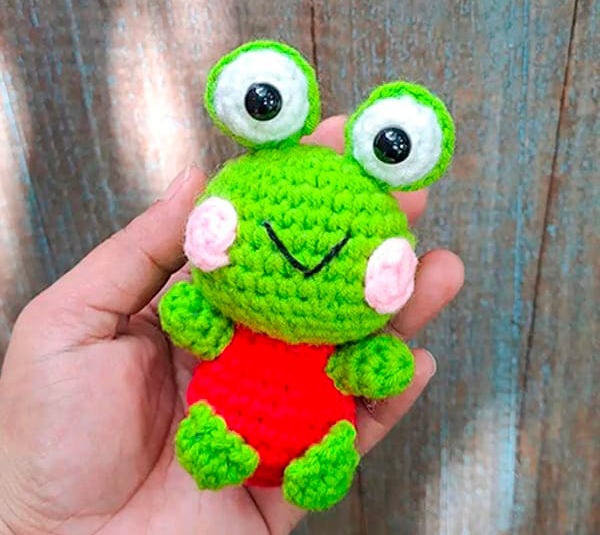 Ranita Viru Llavero Amigurumi PATRÓN PDF