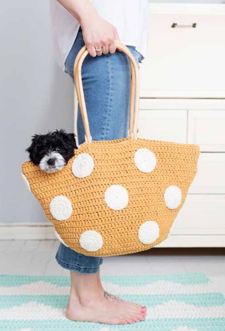 Bolsa Lunares de Arena en Crochet PATRÓN GRATIS