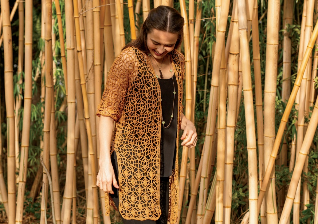 Cárdigan Calatea en Crochet PATRÓN GRATIS