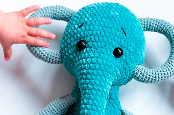 Elefante Blue Juguete Amigurumi PDF