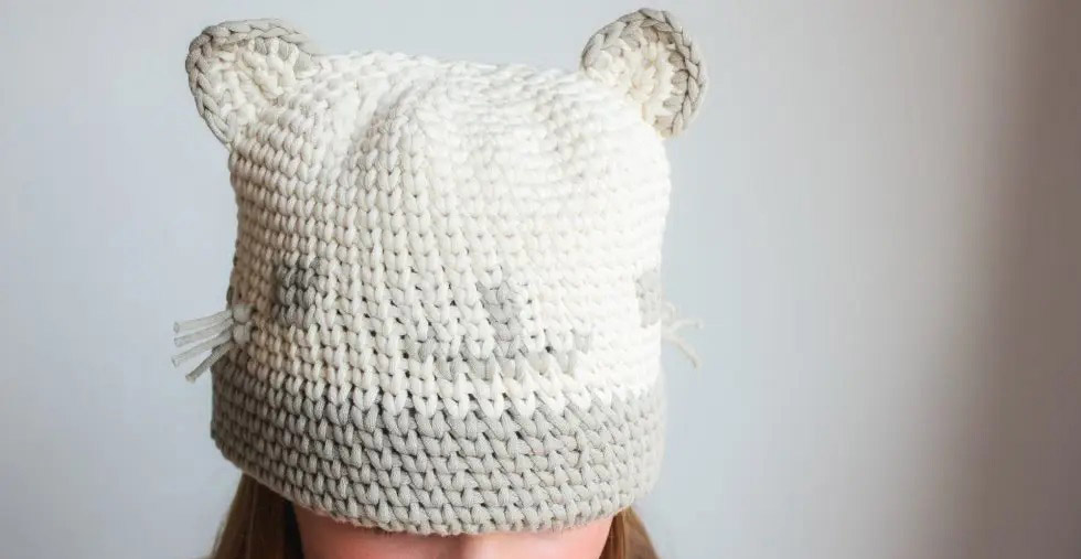 Gorro Kitty Cat en Crochet PDF