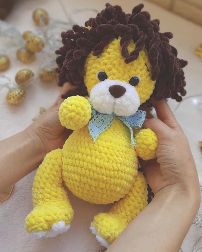 Peluche León Amigurumi PATRON PDF