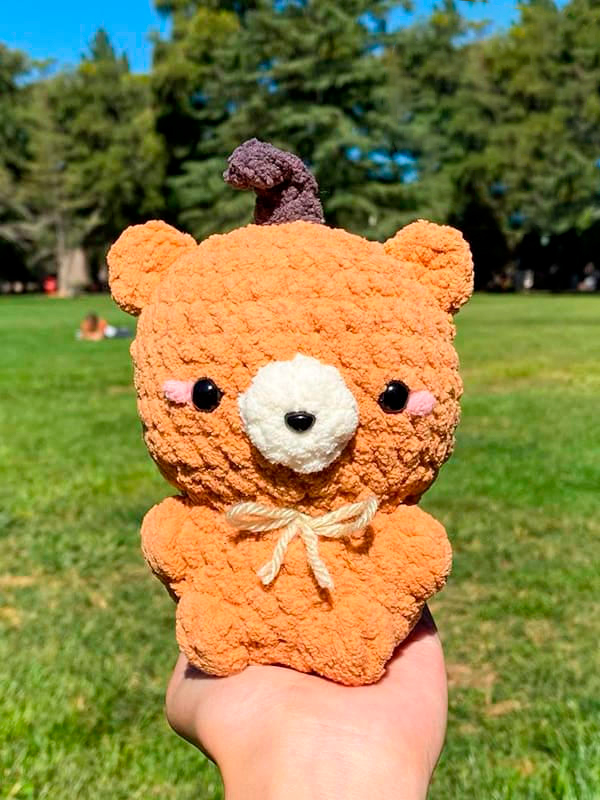 Osito Calabaza Juguete Amigurumi PATRÓN GRATIS
