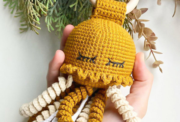 Sonajero de Medusa Amigurumi PDF