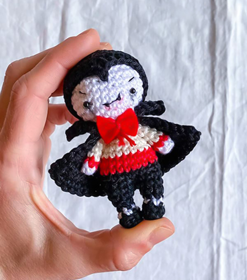 Vampiro Juguete Amigurumi PATRÓN GRATIS