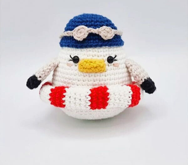 Pato Nadador Amigurumi PATRON PDF
