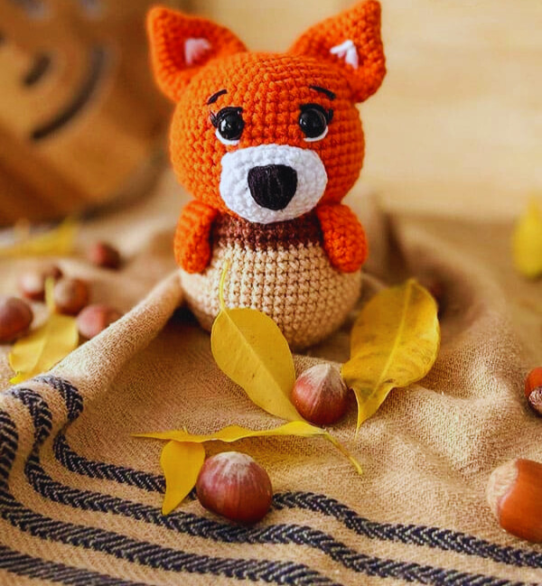 Zorro Avellana Amigurumi PATRON PDF