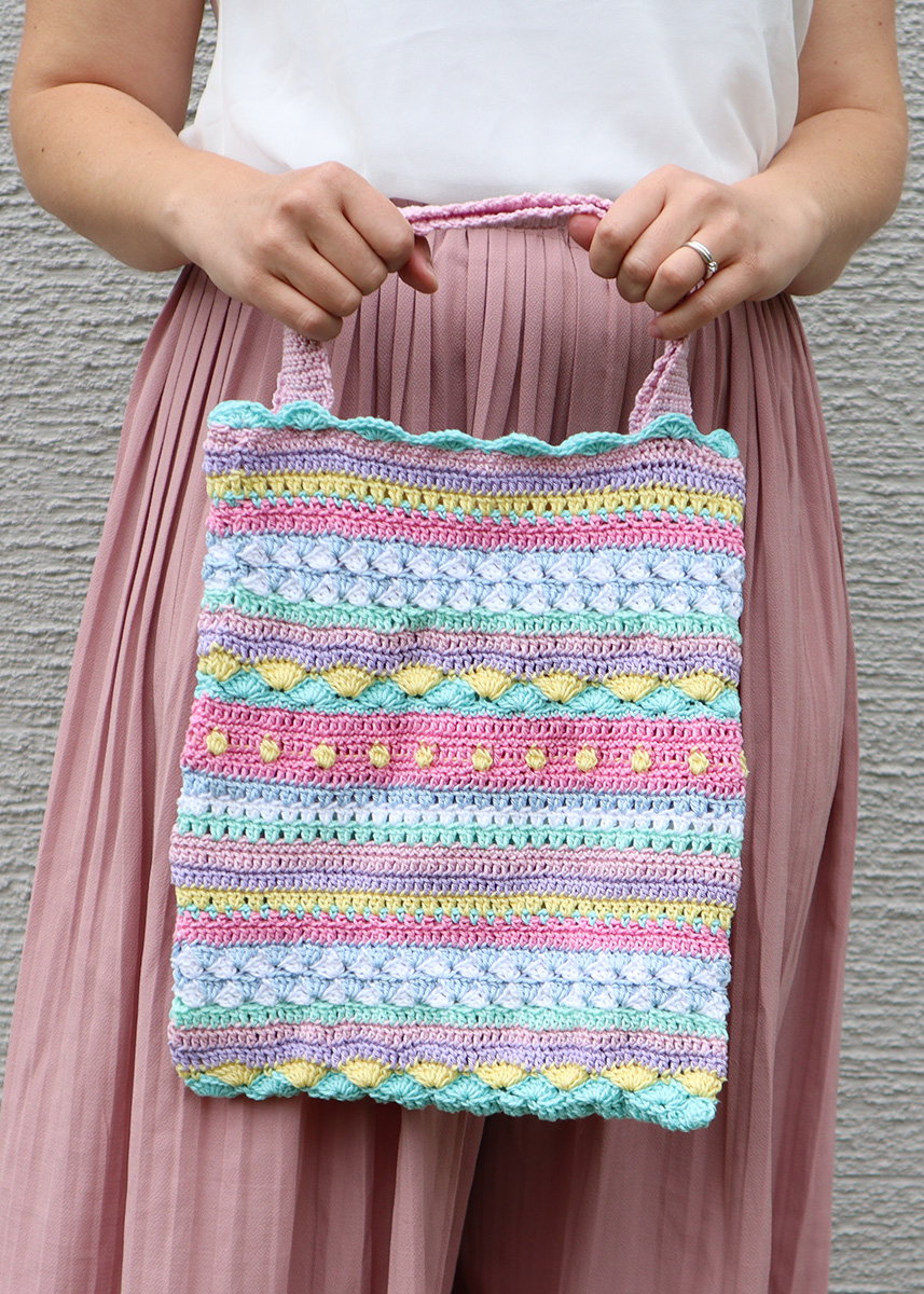 Bolsa Mallorca en Crochet PATRÓN GRATIS