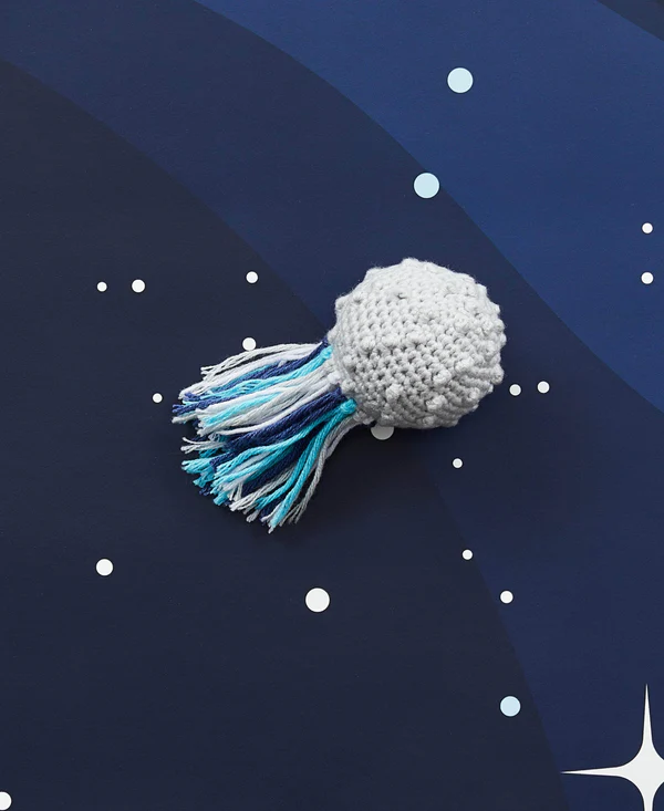 Cometa Amigurumi Colección Espacial Patrón Gratis