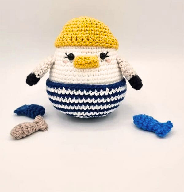 Patico Pescador Amigurumi PATRON PDF