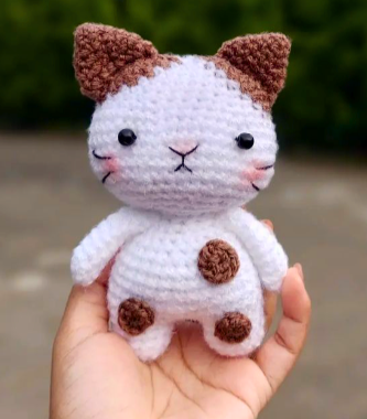 Gatito Rodolfo Llavero Amigurumi PATRON PDF
