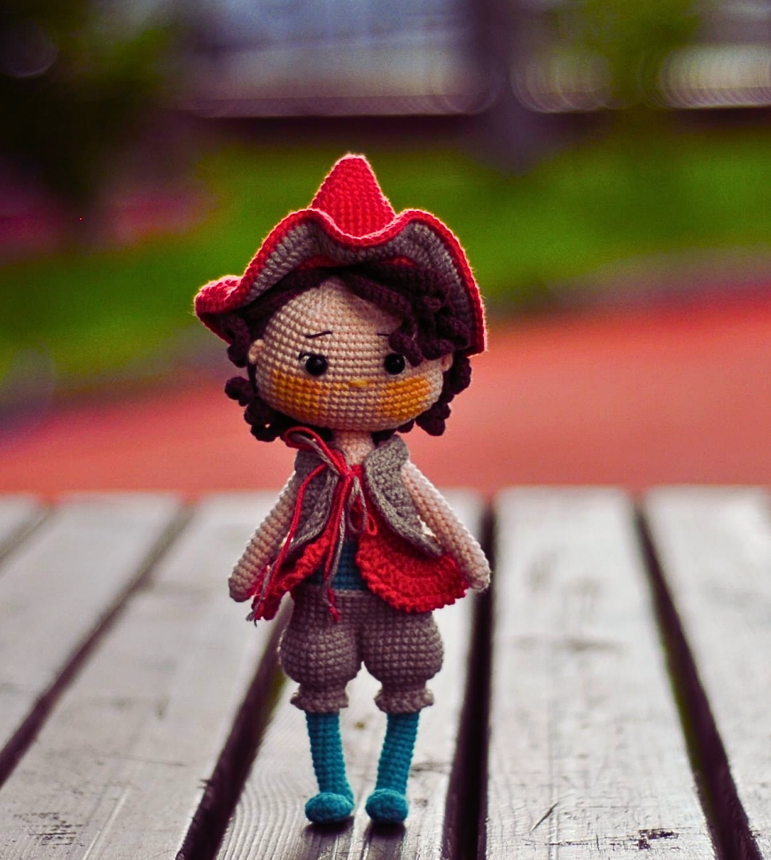 Hombre Montañes Amigurumi Patron PDF