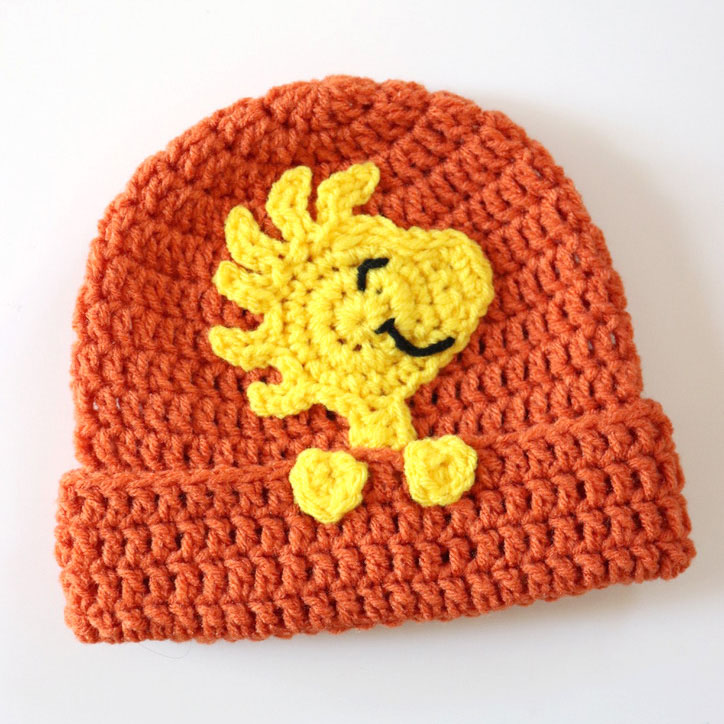 Aplique Inspirado en Peanuts Patrón en Crochet Gratis