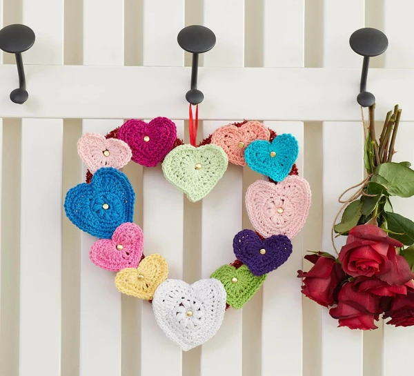 Corona de Cupido Patrón en Crochet Gratis