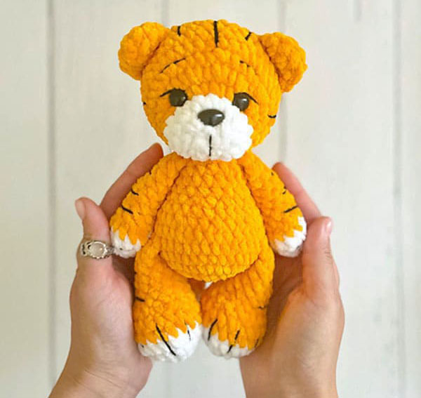 Tigre Emilio Peluche Amigurumi Patrón Gratis