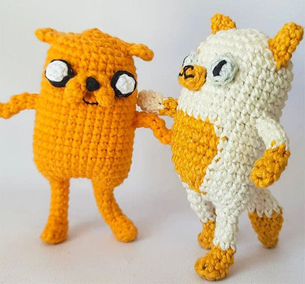 Jake el Perro Amigurumi Patrón en Crochet Gratis