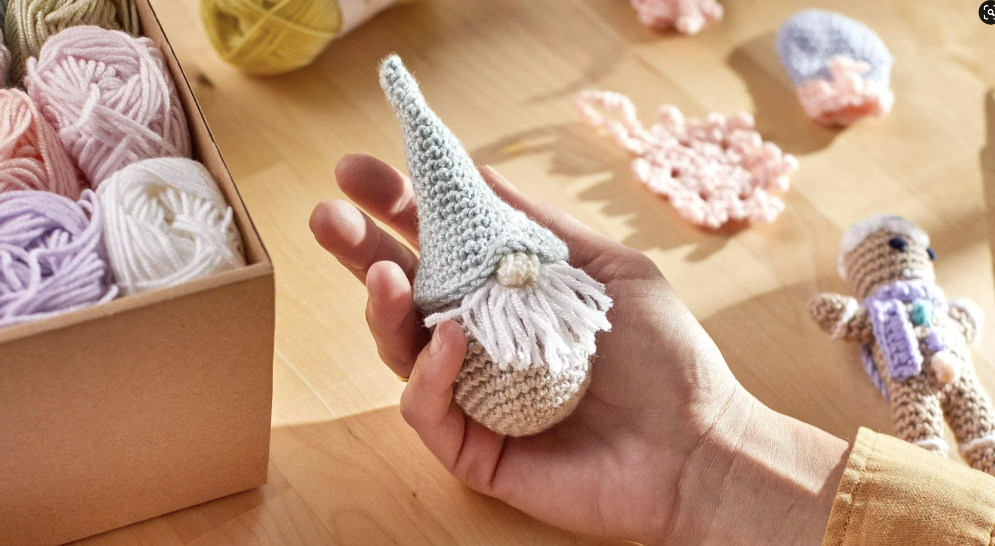 Llavero Gnomo Amigurumi Patrón Gratis