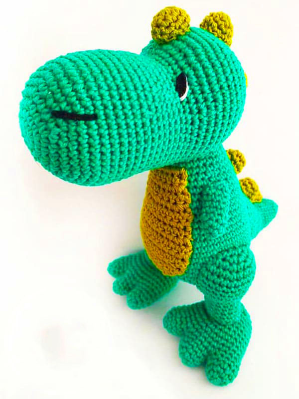 Dinosaurio T-Rex Amigurumi Patrón PDF