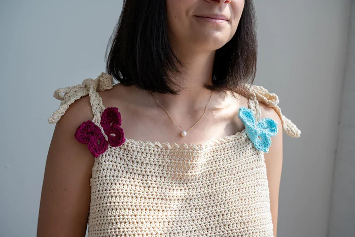 Top Alas de Ensueño en Crochet PATRÓN PDF