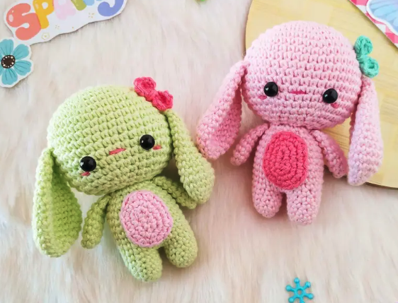 Conejitos Salti y Pelusi en Amigurumi PDF