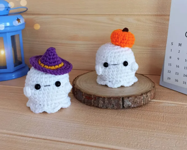 Tierno Fantasma Tiny Ghosty en Amigurumi Patron Gratis