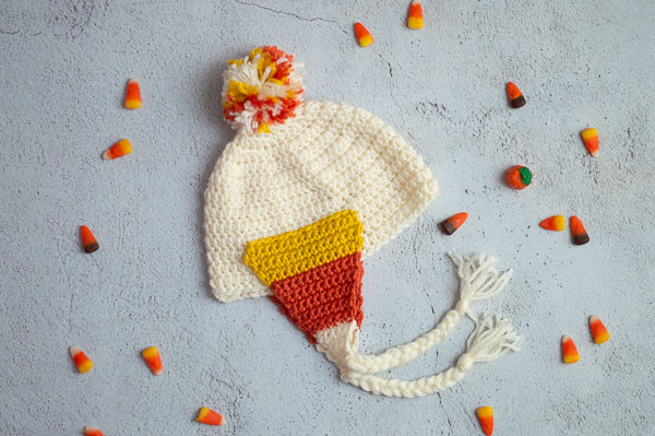 Gorro para Bebé Candy Crush Patrón en Crochet Gratis