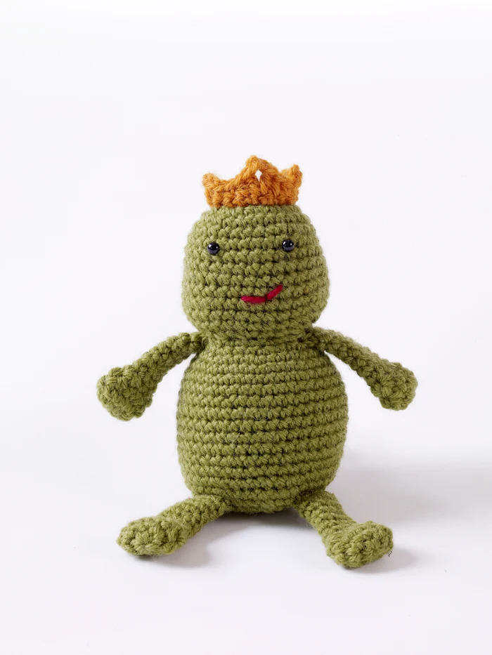Ranulfo el Príncipe en Verde Patrón en Crochet Gratis