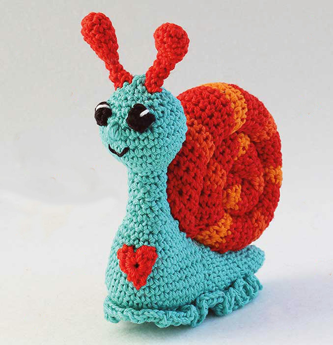 Caracol Toby Juguete Amigurumi paso a paso