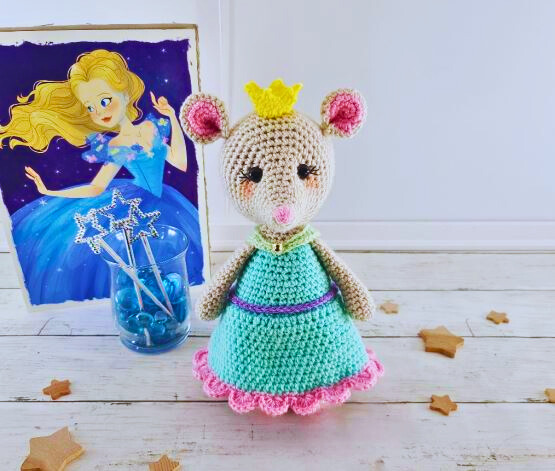 Princesa Mouse Amigurumi Patron PDF