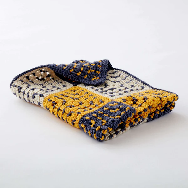 Manta Infantil Granny Caron Fair Patrón en Crochet Gratis