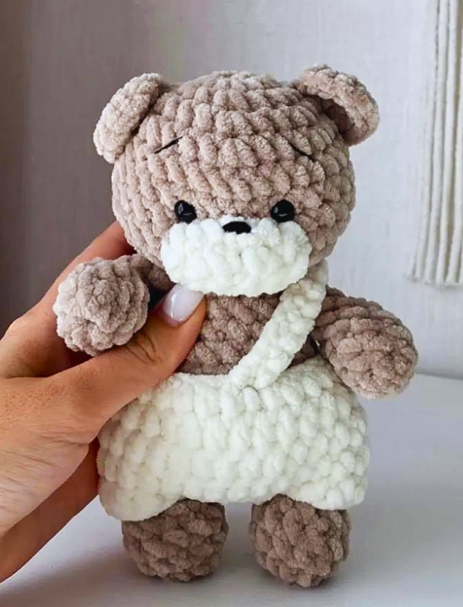 Osito Baby de Felpa Amigurumi Patrón Gratis