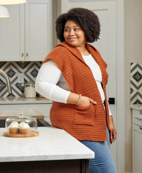 Poncho Vega Vibrante Patrón en Crochet Gratis