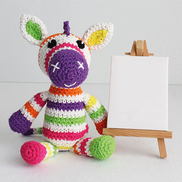 Candy La Cebra en Amigurumi Patrón Gratis