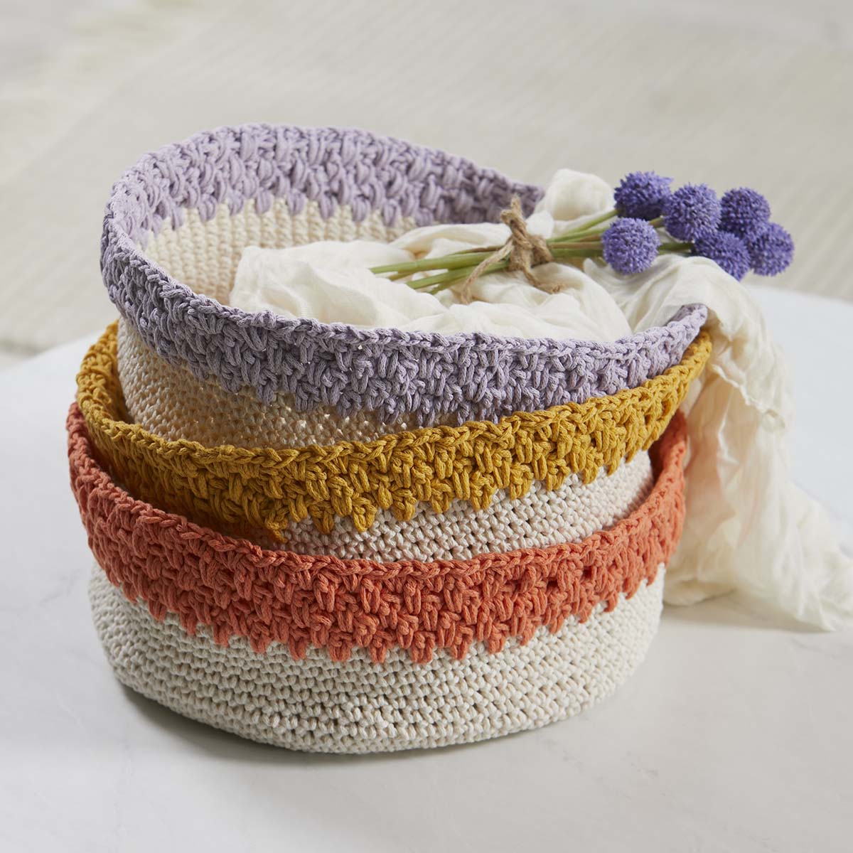 Cesta de Confort Patrón en Crochet Gratis