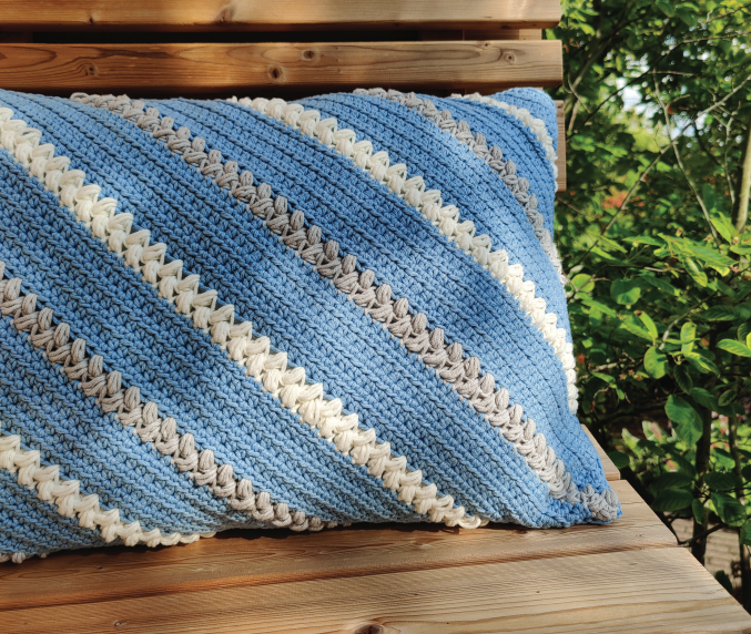 Cojín de Jardín en Crochet Patron Gratis